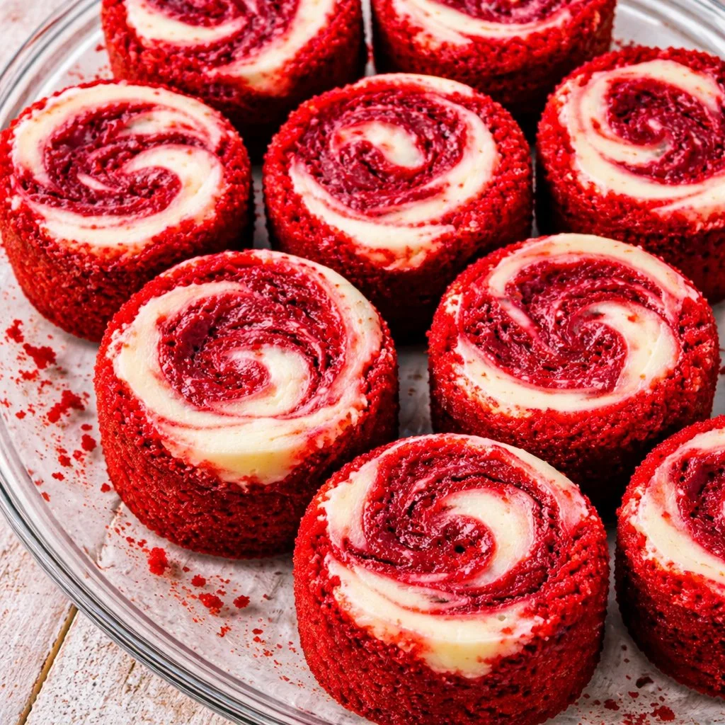 Sweet Red Velvet Brownie Bites
