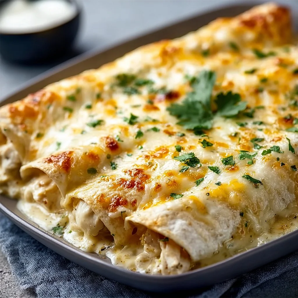White Chicken Enchiladas 4 White Chicken Enchiladas