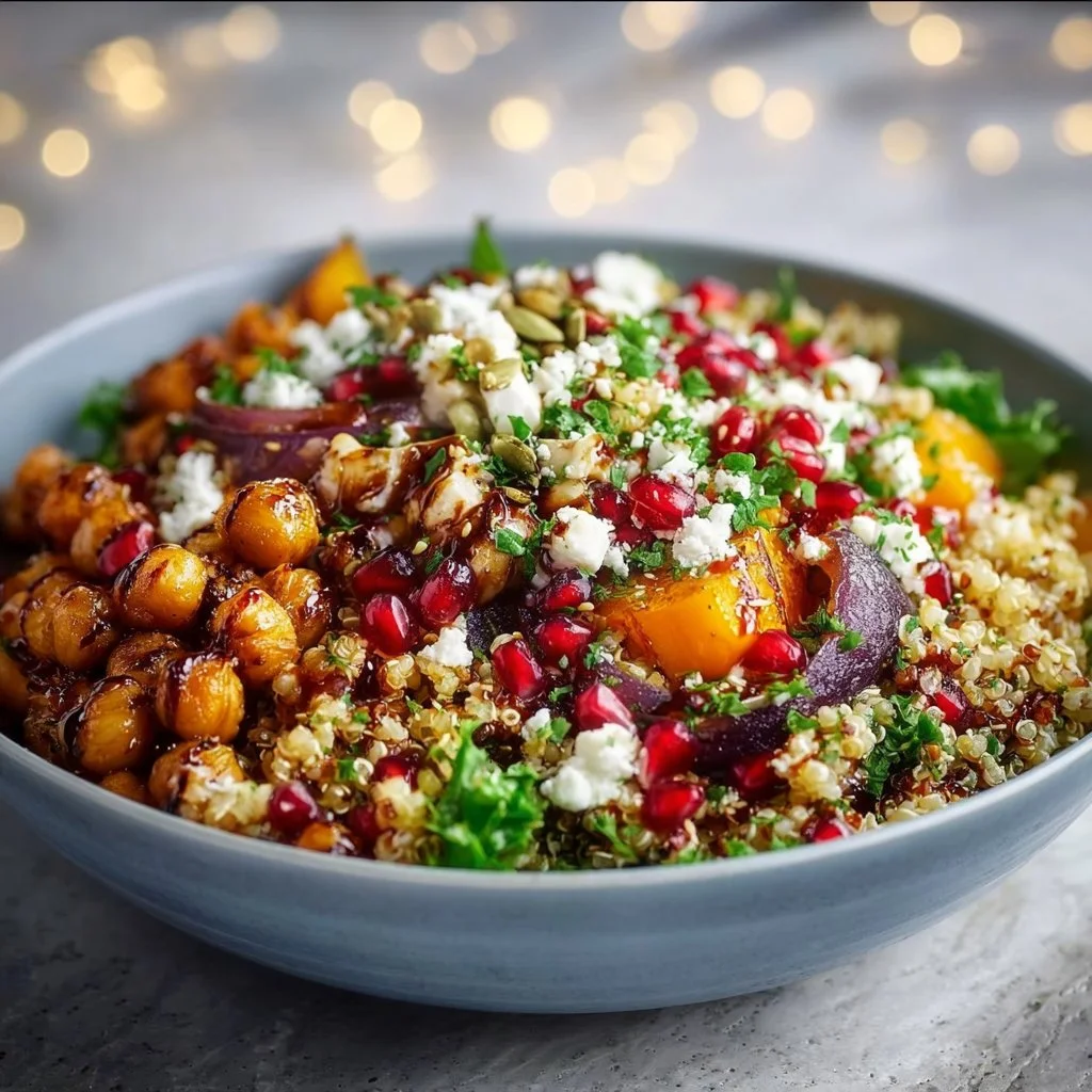 Winter Mediterranean Quinoa Bowl