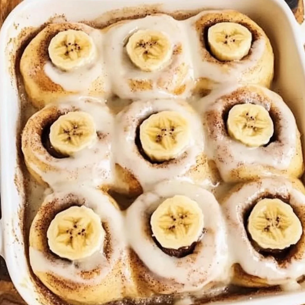 Banana Bread Cinnamon Rolls