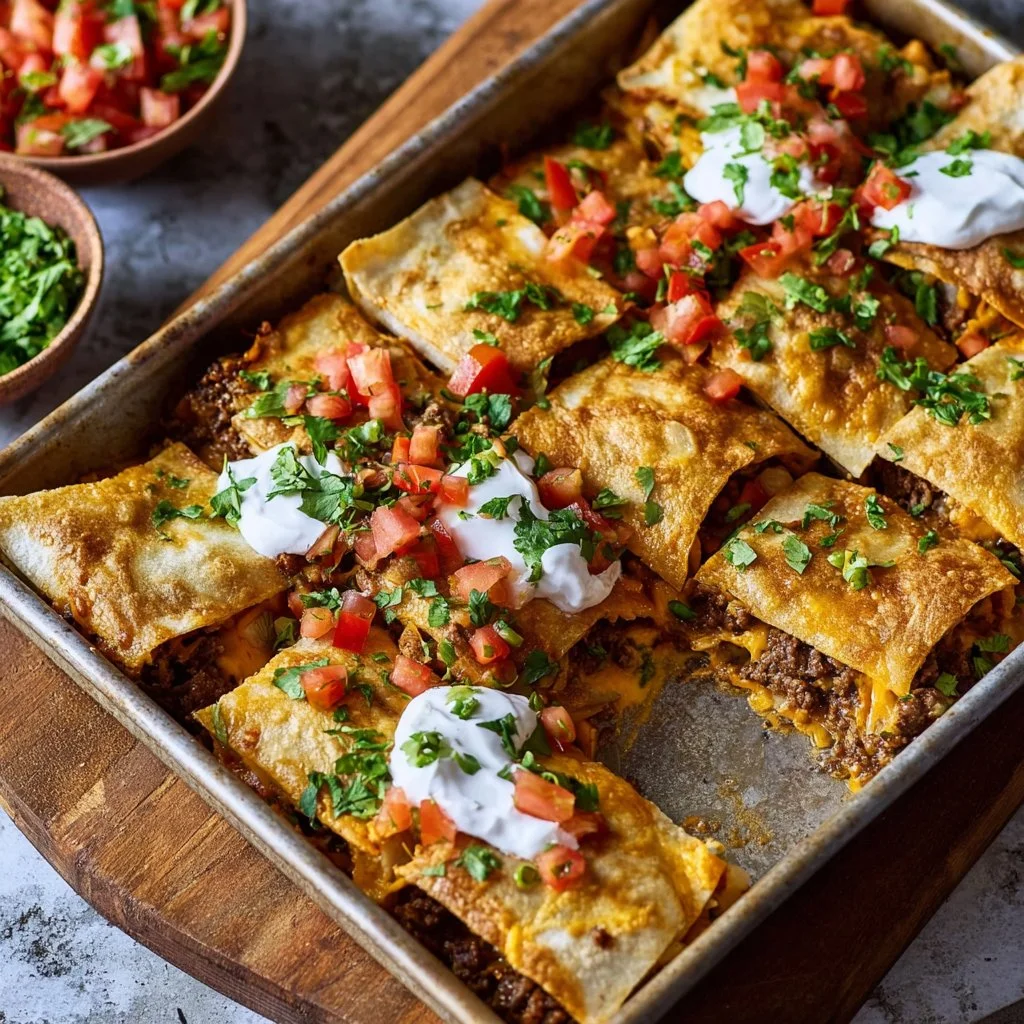Beef Quesadilla Bake