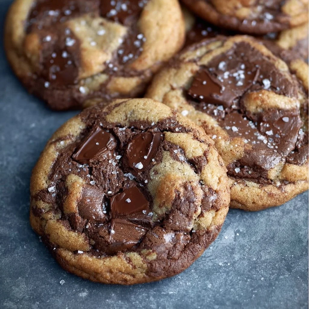 Brownie Chocolate Chip Cookies (Brookies)