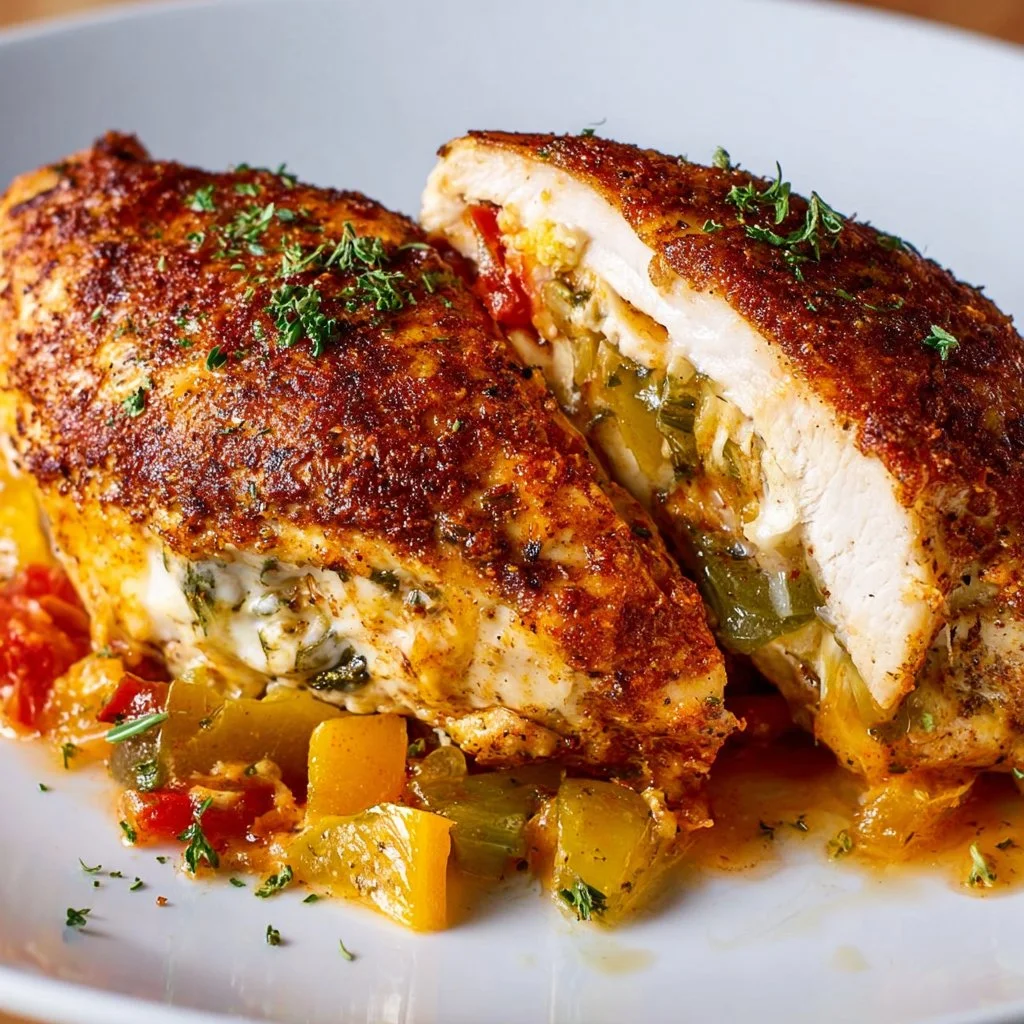 Cajun Stuffed Chicken