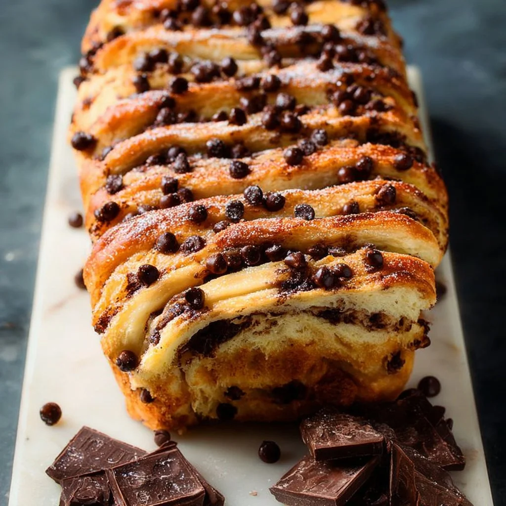 Chocolate Chip Pull Apart Bread