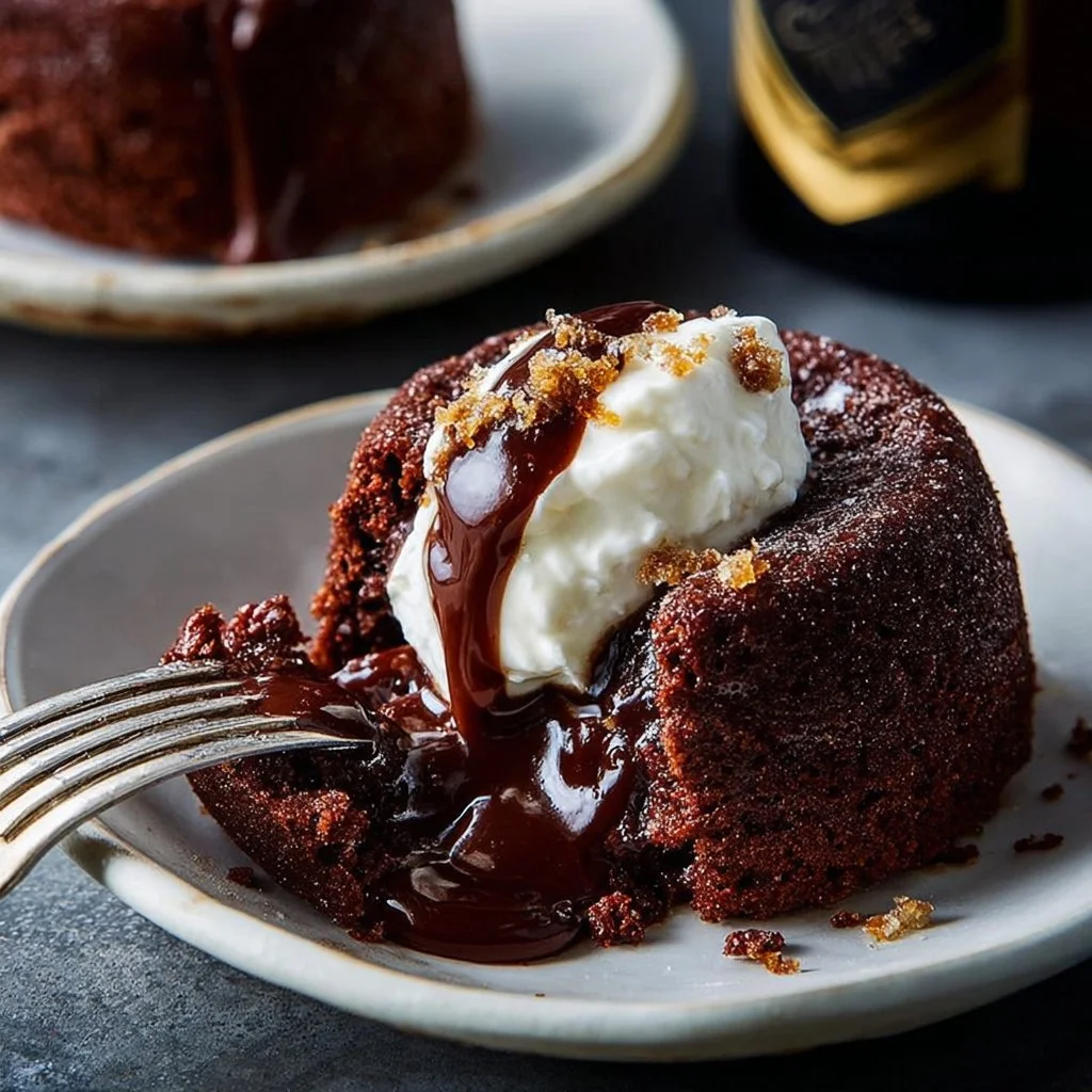 Chocolate Guinness Lava Cakes