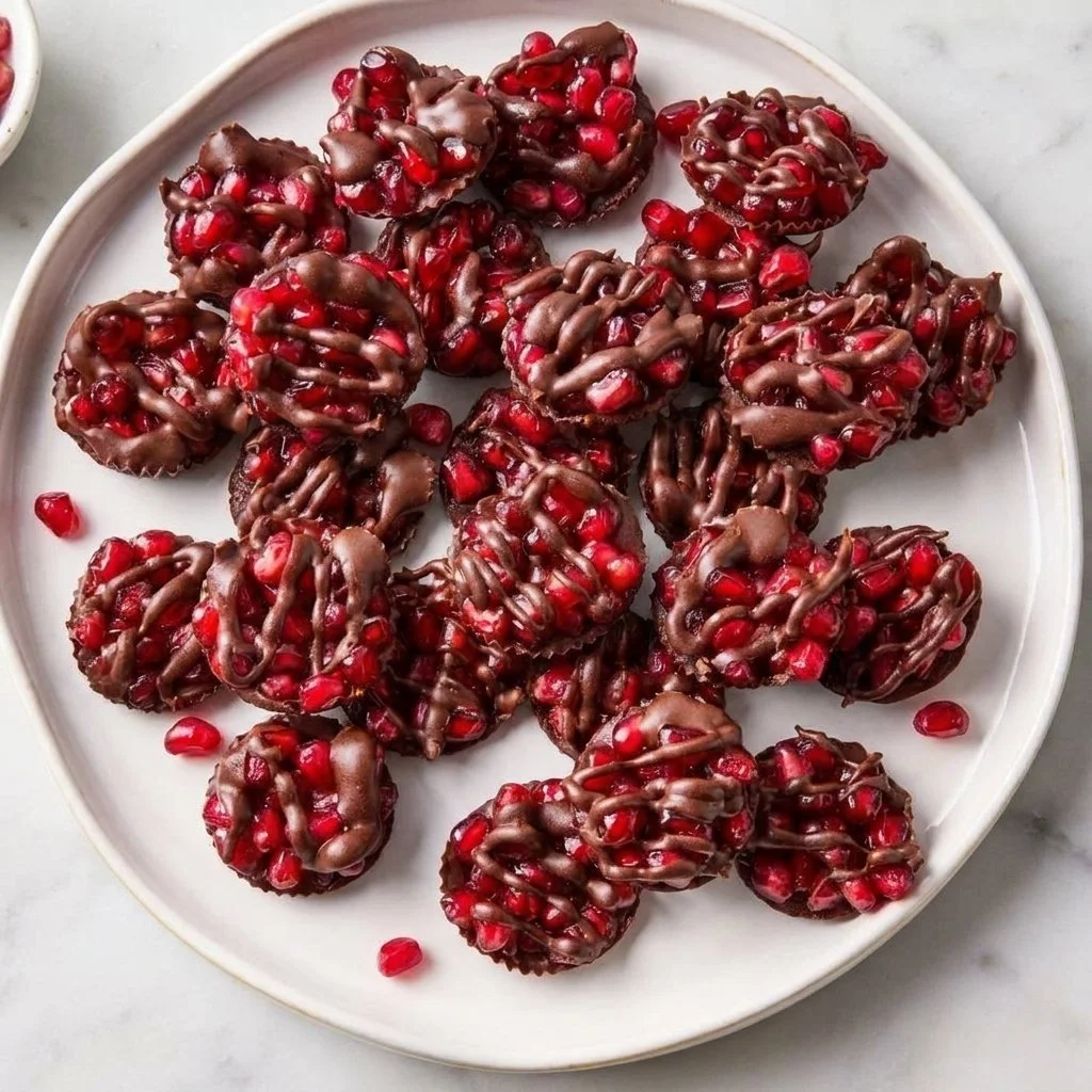 Chocolate Pom Poms dessert featuring rich chocolate and a fluffy texture