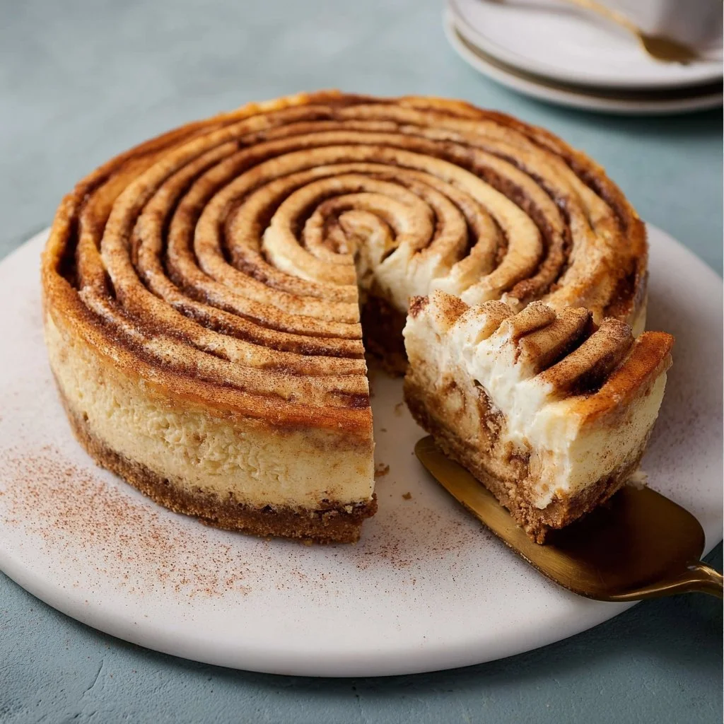Cinnamon Roll Cheesecake
