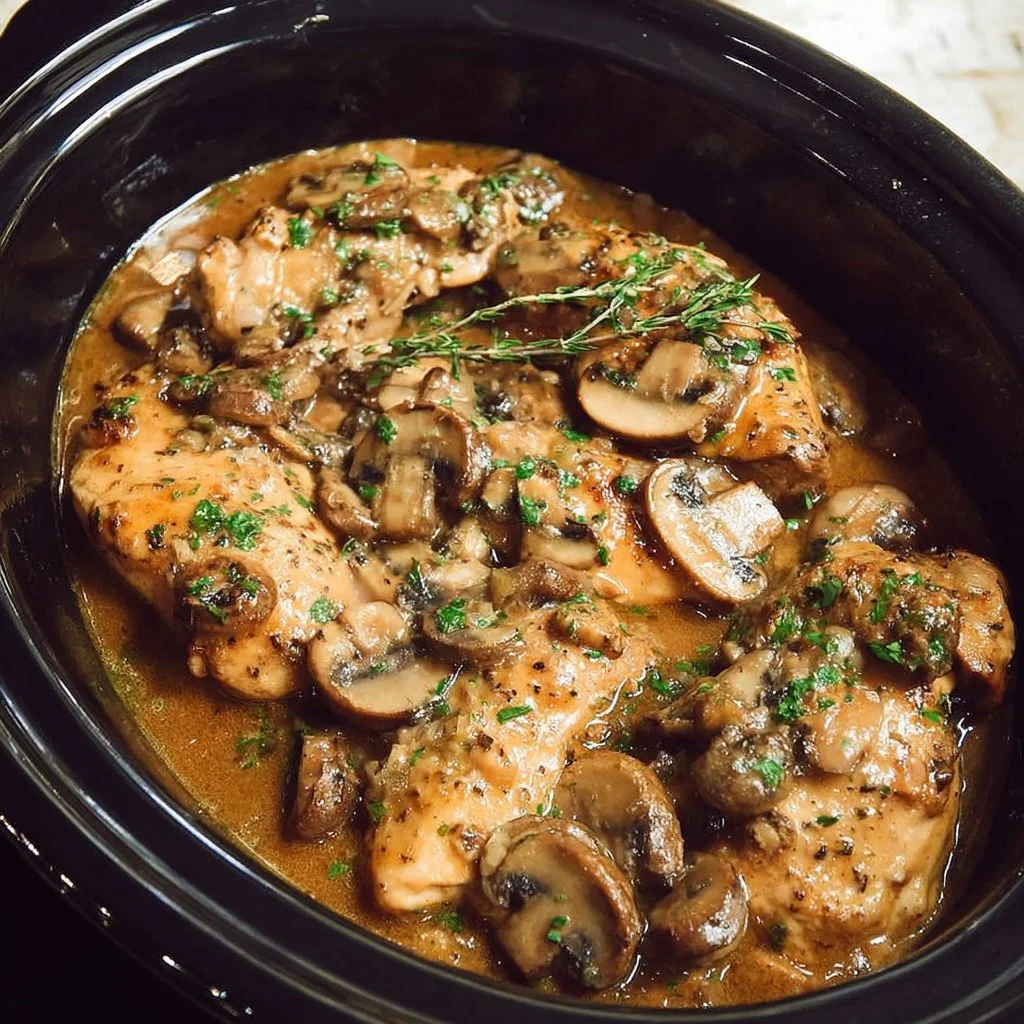 Crock-Pot Chicken Marsala