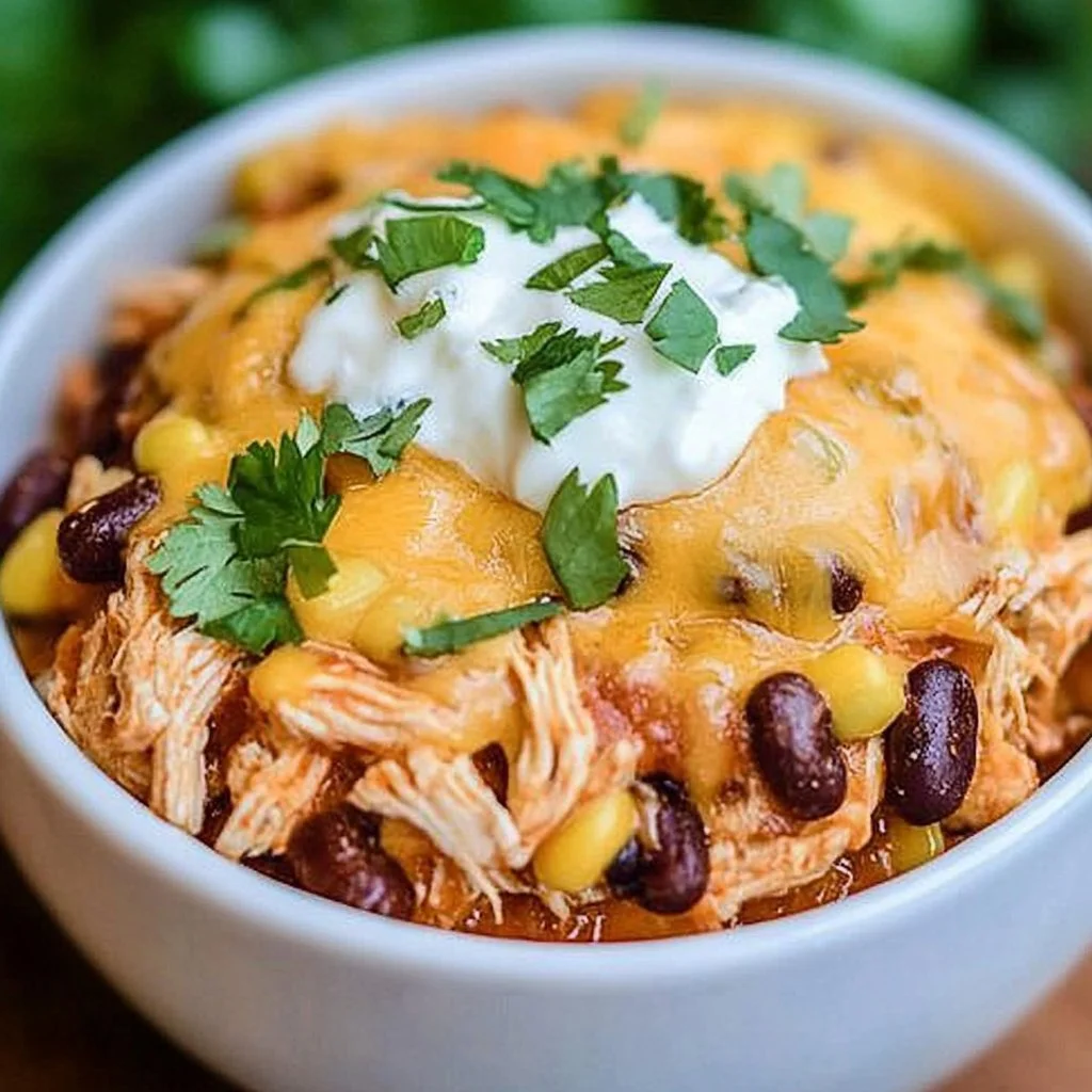 Crockpot Chicken Burrito Bowl 4 Crockpot Chicken Burrito Bowl