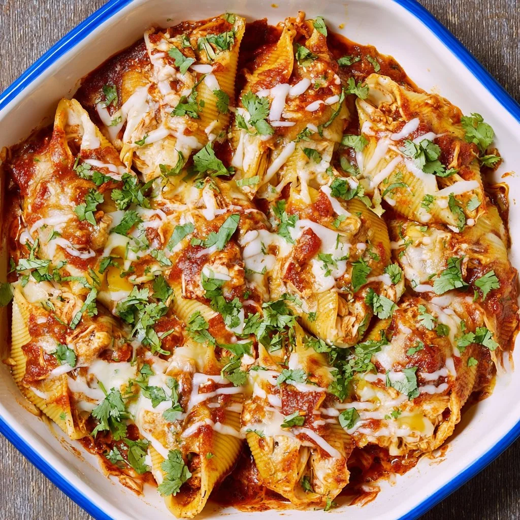 Enchilada Stuffed Shells