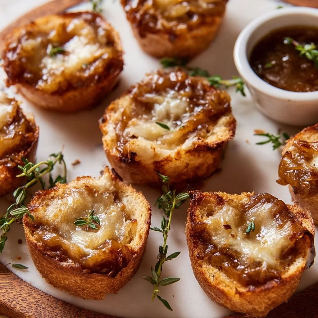 French Onion Soup Bites