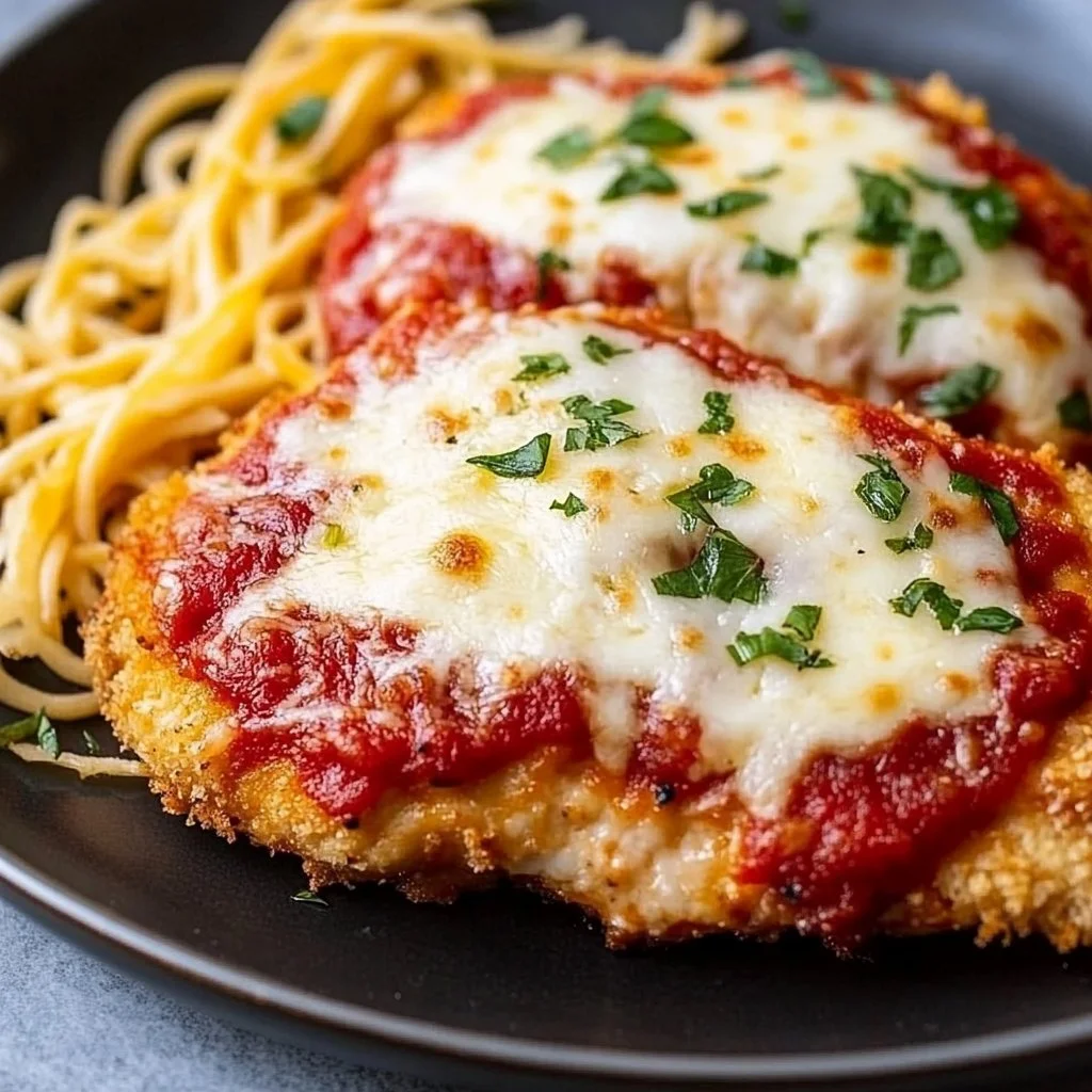 Healthy Oven Baked Chicken Parmesan