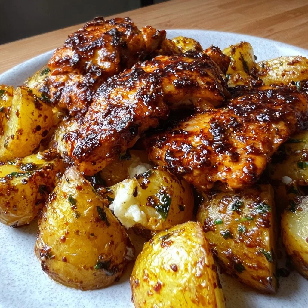 Honey BBQ Chicken Potatoes