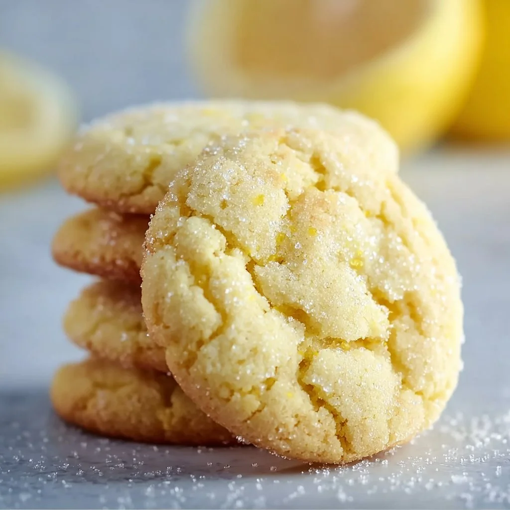 Lemon Cake Mix Cookies