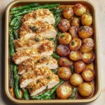 parmesan crusted chicken sheet pan dinner recipe 2026 04 12 111342 1 Parmesan Crusted Chicken Sheet Pan Dinner Recipe