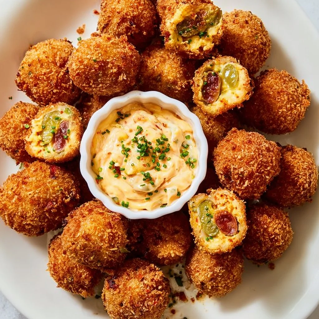 Pimento Cheese Fried Olives