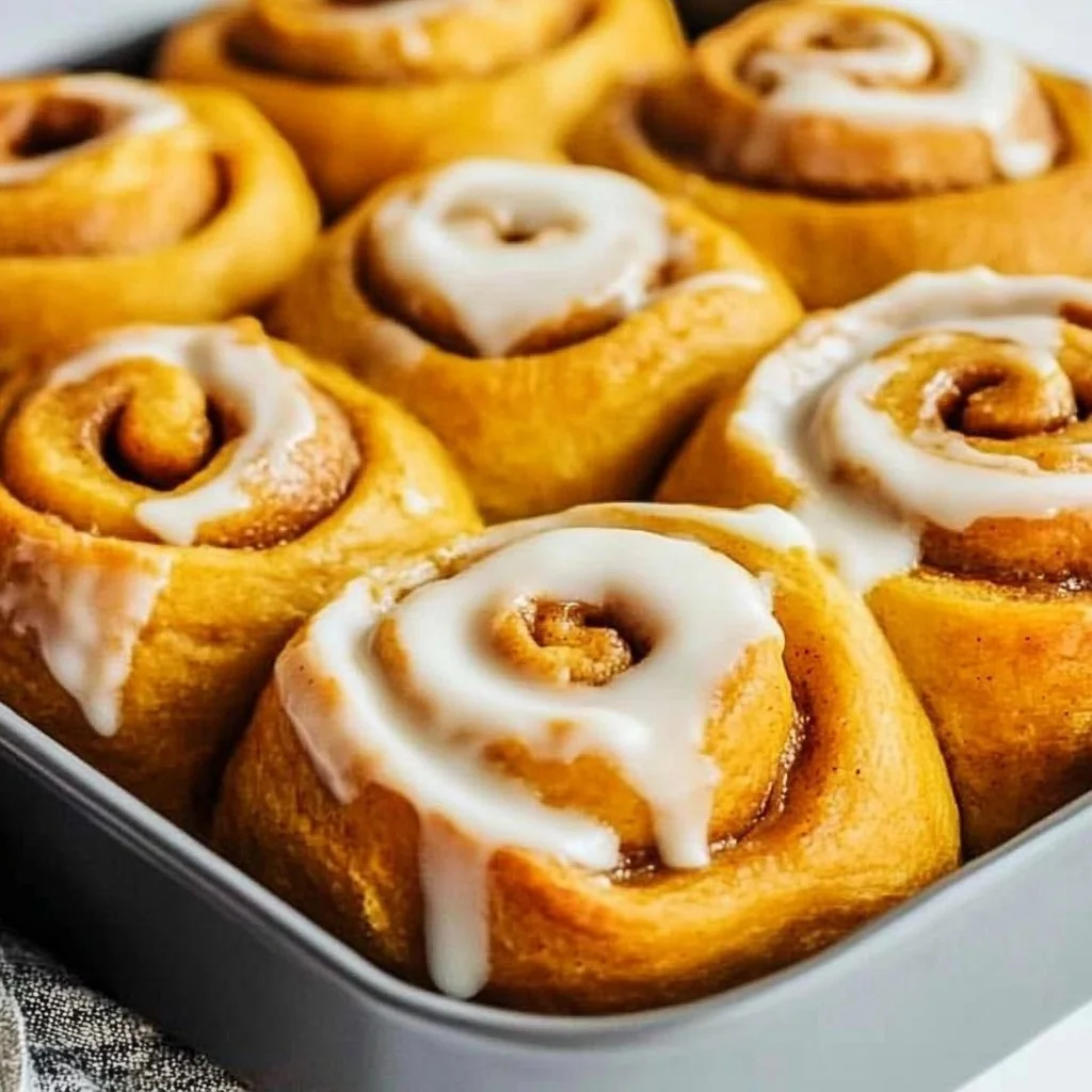 Pumpkin Cinnamon Rolls