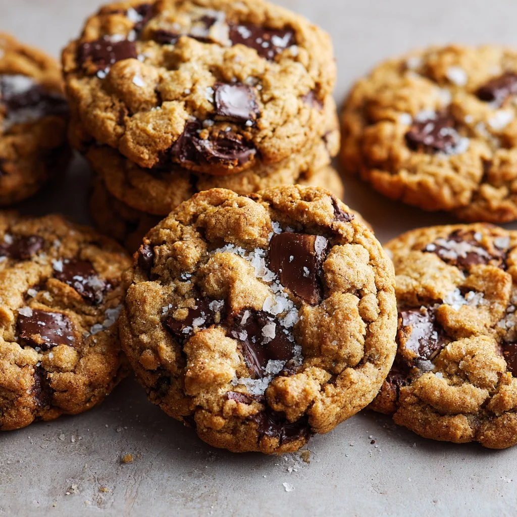 Freshly baked Rocky Road Cookies with chocolate, nuts, and marshmallows