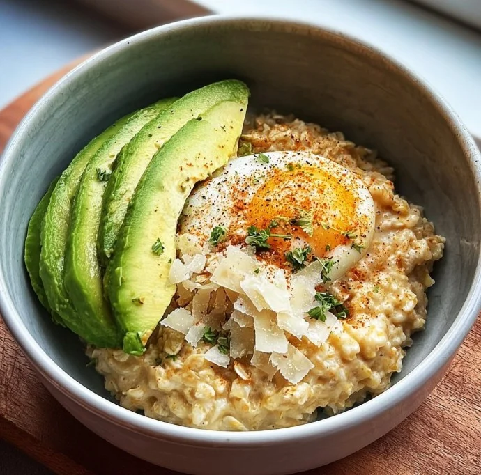 Savory Avocado Oatmeal