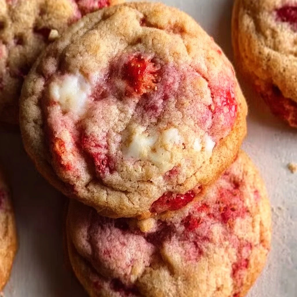 Strawberry Cheesecake Cookies