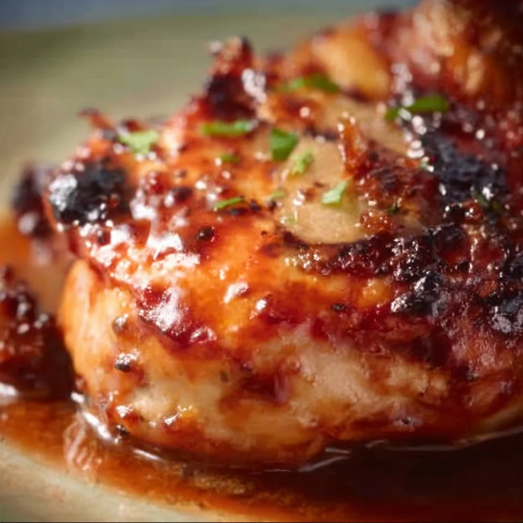Sweet Baby Ray's Crockpot Chicken served with sides