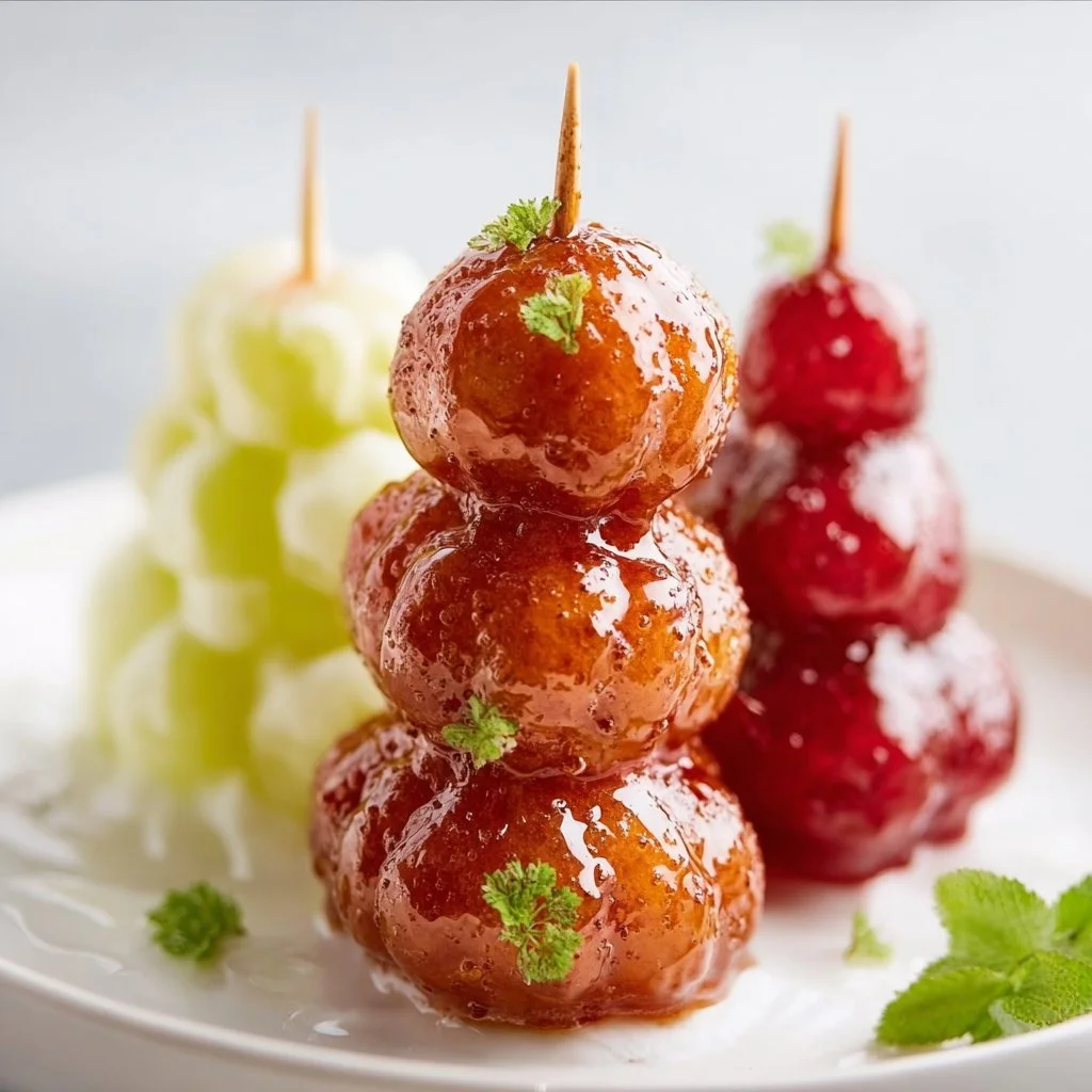 Tanghulu recipe : "Candied Hawthorn Berries" in English. 3 Delicious candied hawthorn berries on a stick, Tanghulu style
