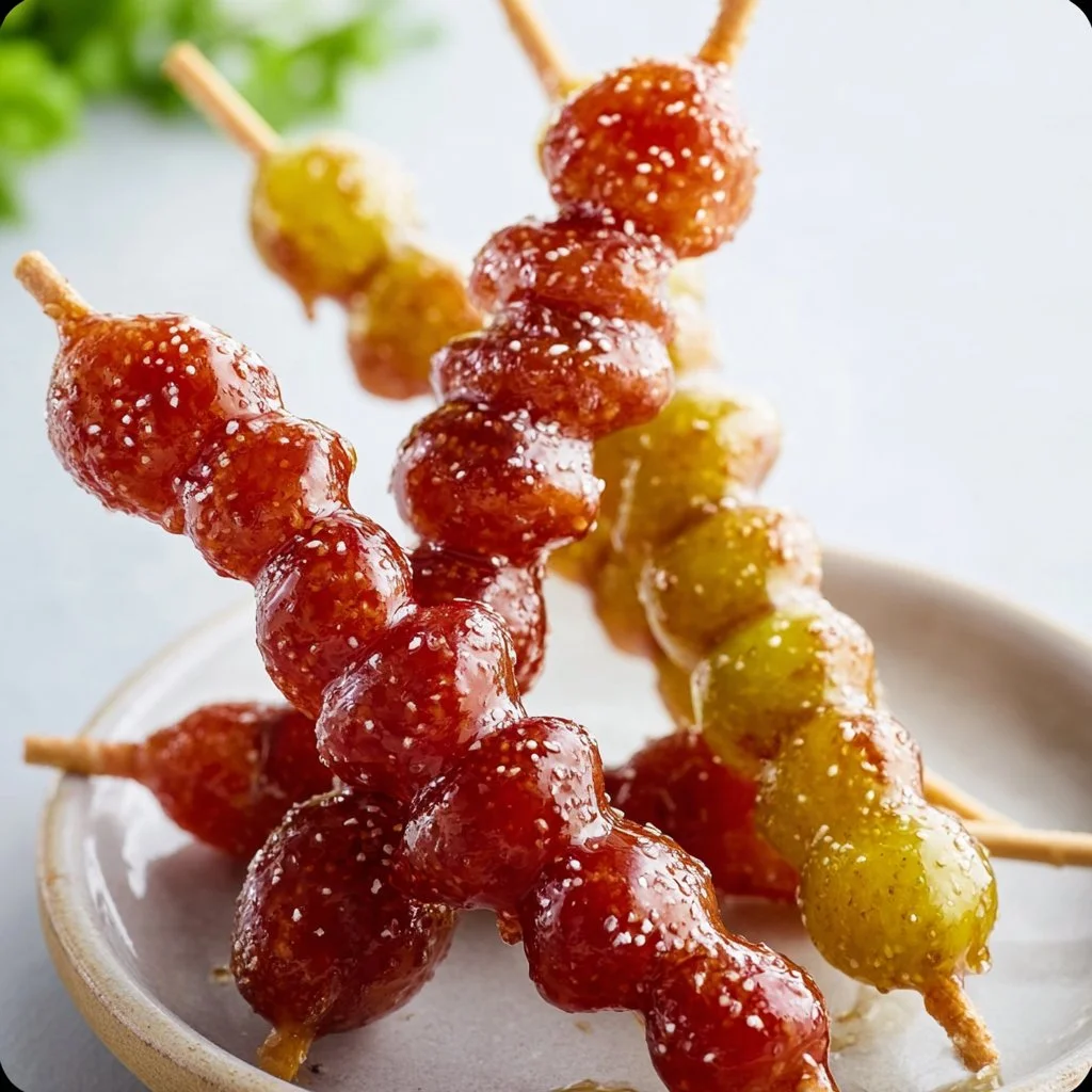 Tanghulu recipe : "Candied Hawthorn Berries" in English. 4 Tanghulu translates to "Candied Hawthorn Berries" in English.